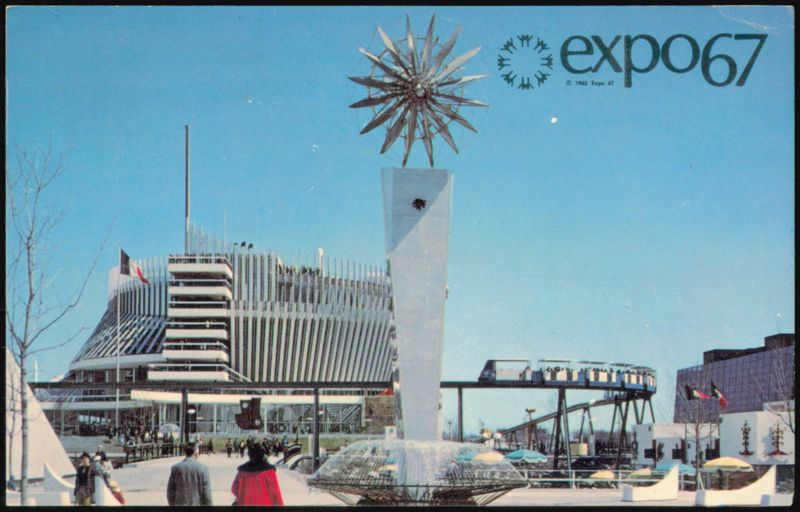 Expo 67 Pavilion of France and Sculpture Montreal QC Canada