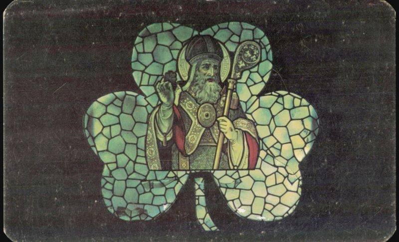 Shamrock Window St. Patrick Church St. Patrick MO Missouri