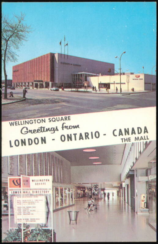 Wellington Square Shopping Centre Mall Interior & Exterior London Canada