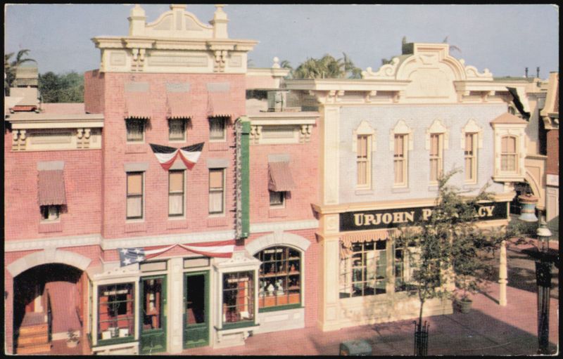 Upjohn Pharmacy on Main and Center Streets in Disneyland Anaheim California