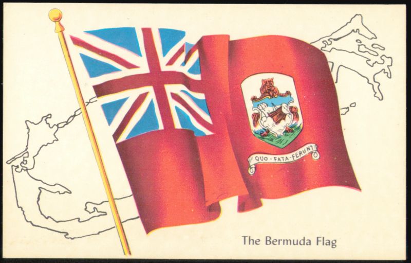 The Bermuda Flag Red Ensign and Coat of Arms Flags