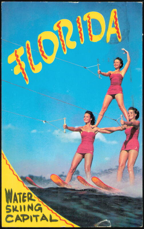 Florida Water Skiing Capital, Cypress Gardens Pyramids