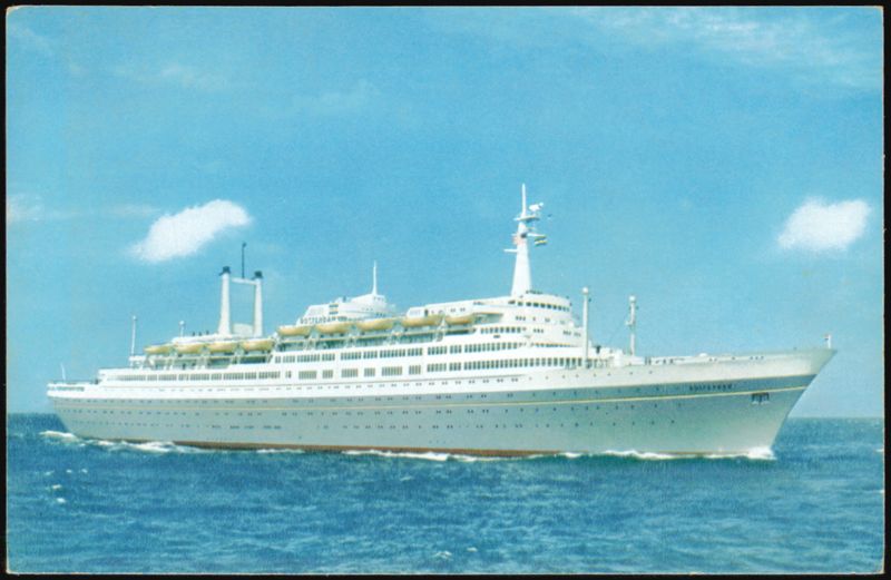 Holland-America Line Flagship s.s. Rotterdam Netherlands
