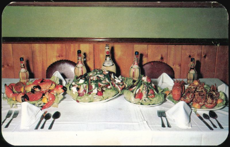 Louis Pappas Famous Restaurants Seafood Spread Tarpon Springs FL Florida