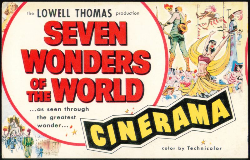 Seven Wonders of the World Cinerama Lowell Thomas Miami Beach Florida