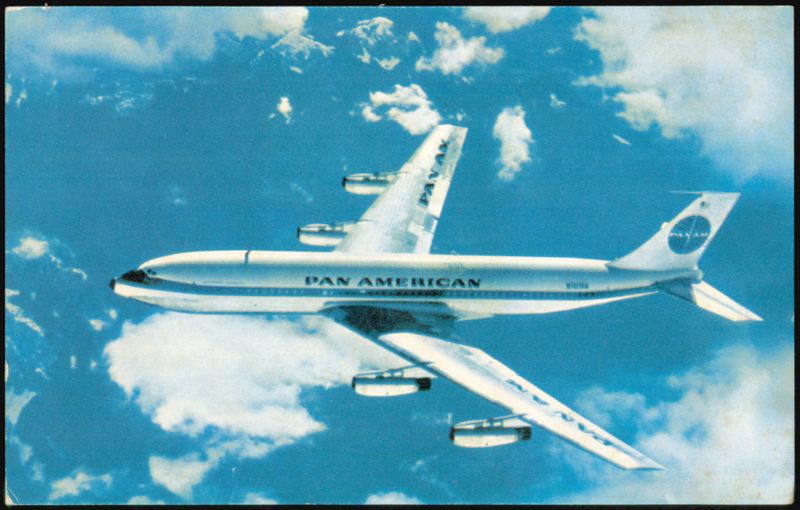 Pan American Jet Clipper in Flight Aircraft