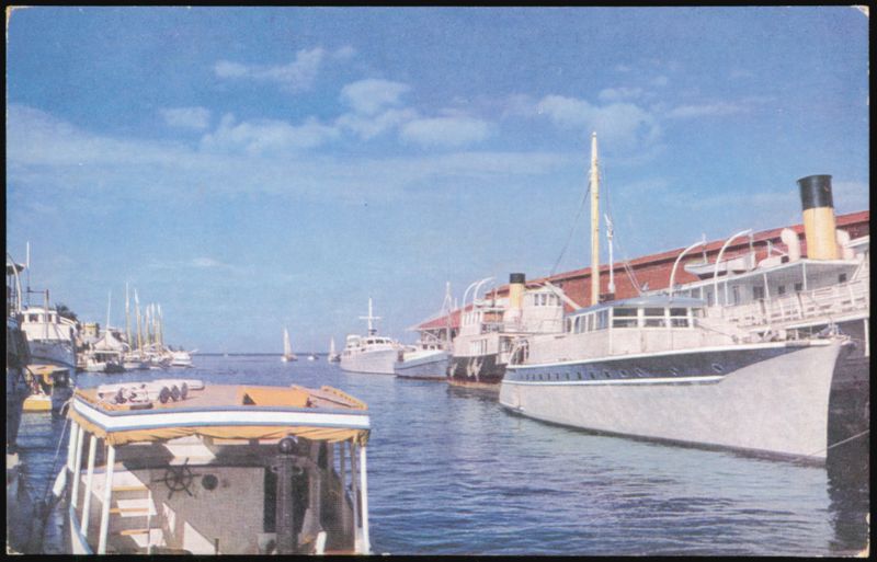 Prince George's Wharf, Nassau Harbour Bahamas Caribbean Islands