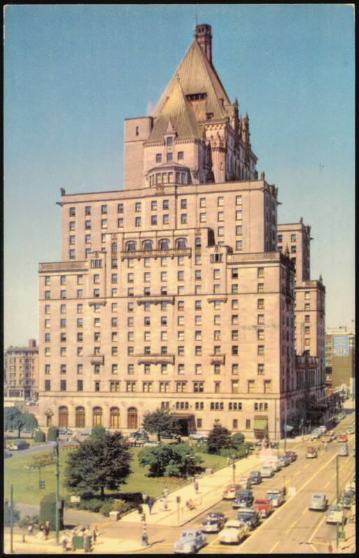 Vancouver Hotel Built in 1939 BC Canada British Columbia