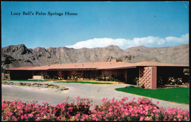 Lucy Ball's Palm Springs Home California