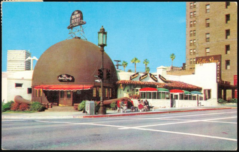 Original Brown Derby Restaurant Wilshire Boulevard Los Angeles California