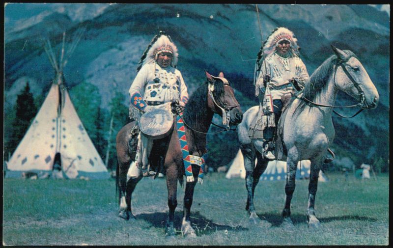 Indian Chiefs in a Native Setting Native Americana