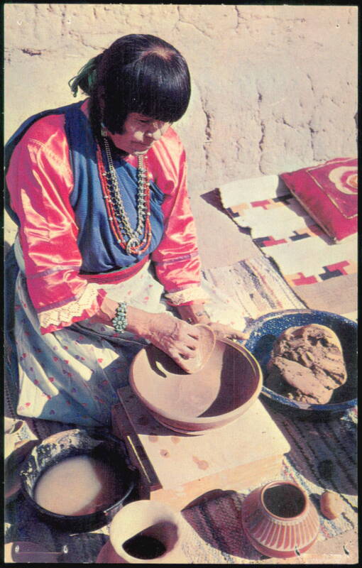 Maria, Famous Pottery Maker of San Ildefonso Pueblo New Mexico