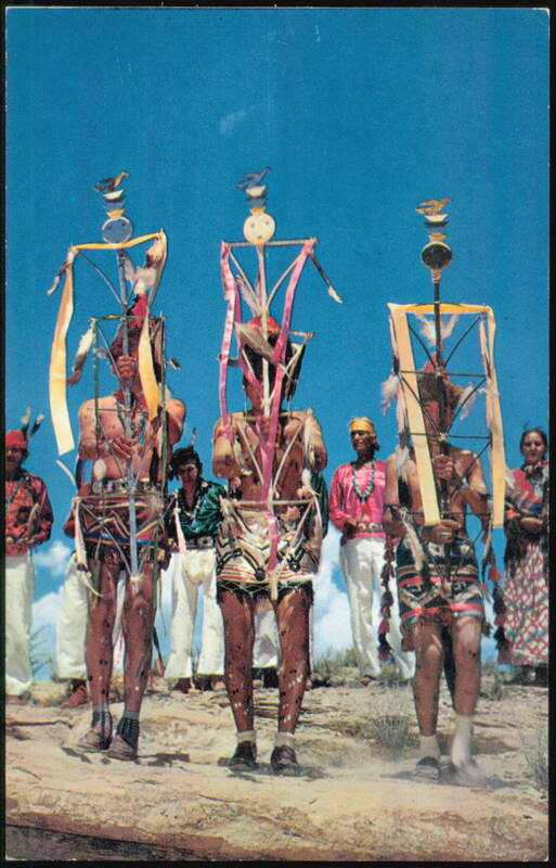 Navajo Sun Wand Dancers at Annual Inter-Tribal Indian Ceremonial Gallup New Mexico