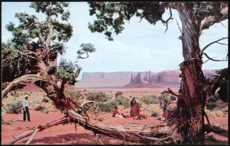 Navajo Indians in Monument Valley Arizona Dwight Warren