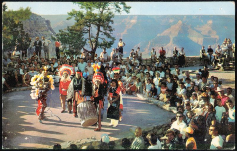 Hopi Indian Dancers at Grand Canyon National Park Arizona