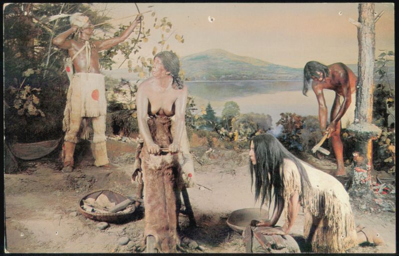 New York State Museum Seneca Indian Family Diorama Albany