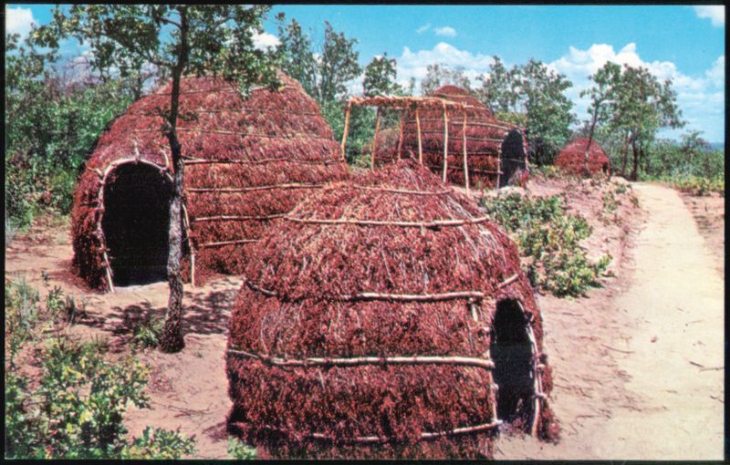 Apache Wicki-Up, Indian City, U.S.A. Anadarko Oklahoma