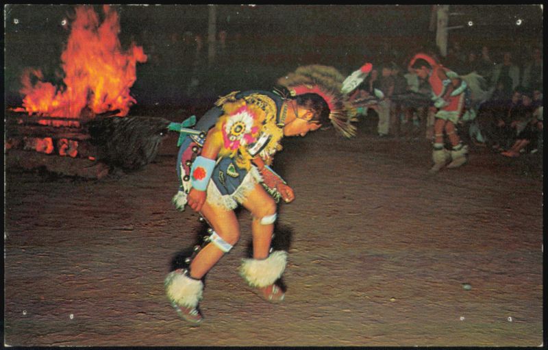Indian War Dance Performed at Taos New Mexico John E. Floodberg