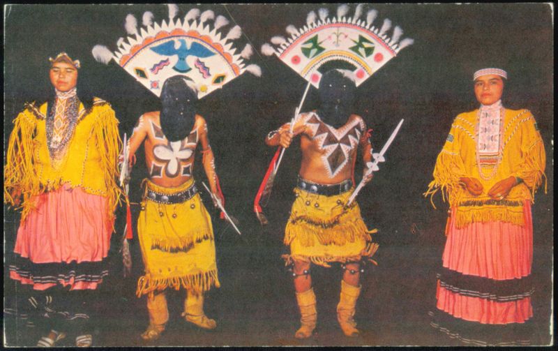 Apache Indian Devil Dance Native Americana