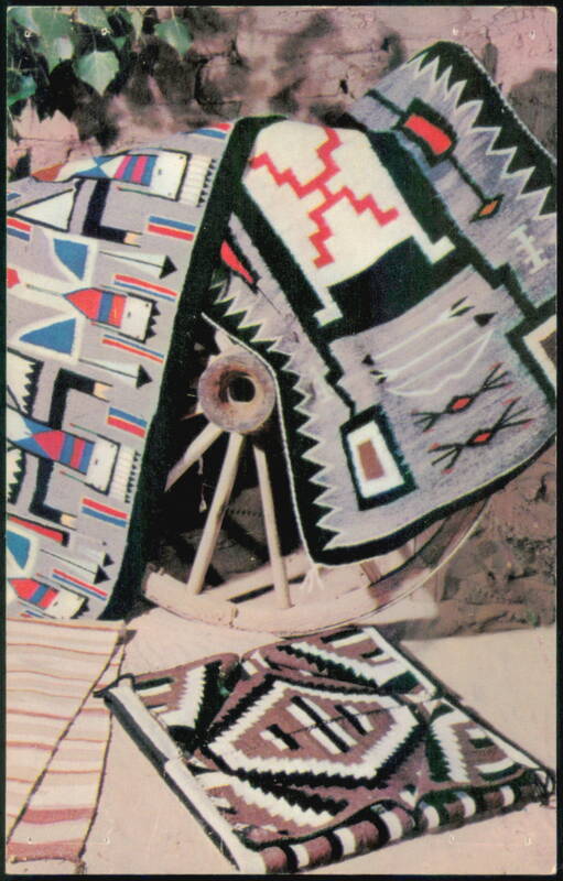 Navajo Rugs Woven in the Indian's Home or Hogan CAPLIN