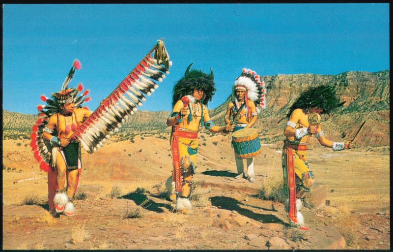 Indian Dancers at Gallup New Mexico Ceremonials Fred Fulton