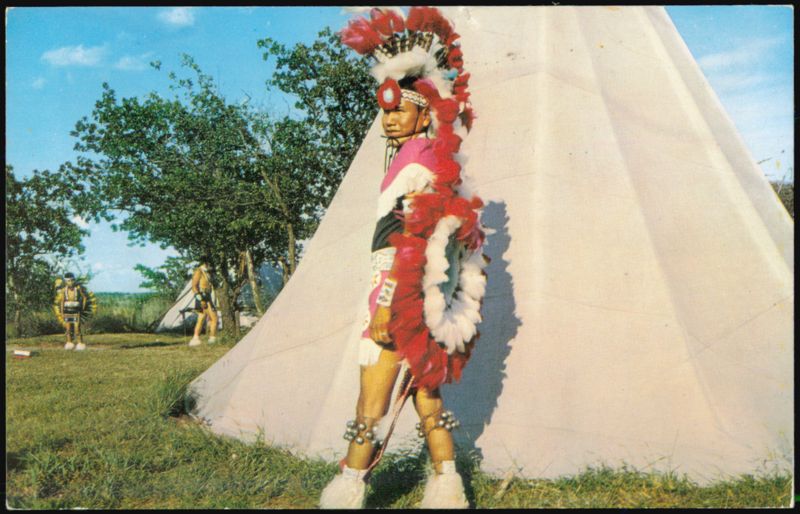 Indian City U.S.A. - Harvey Navajo Dancer Anadarko OK Oklahoma
