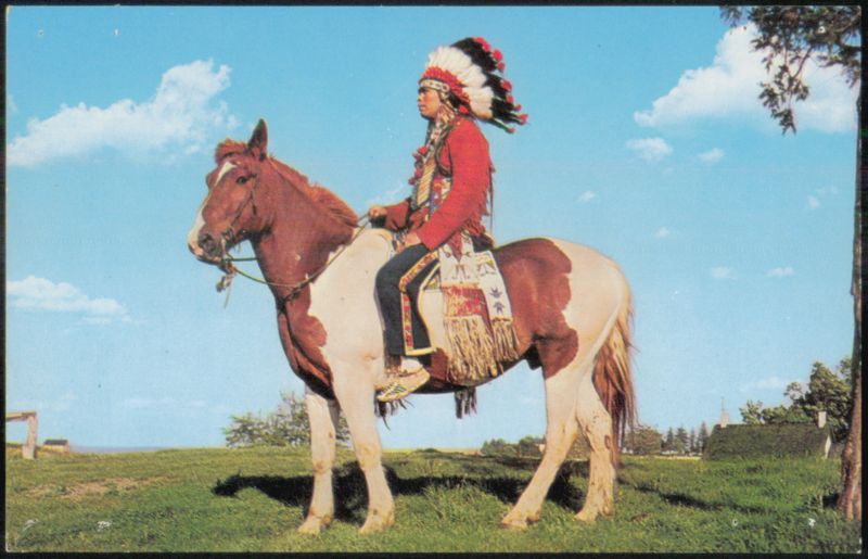 Chief Iron Horse Comanche Indian from Oklahoma T. Overcash