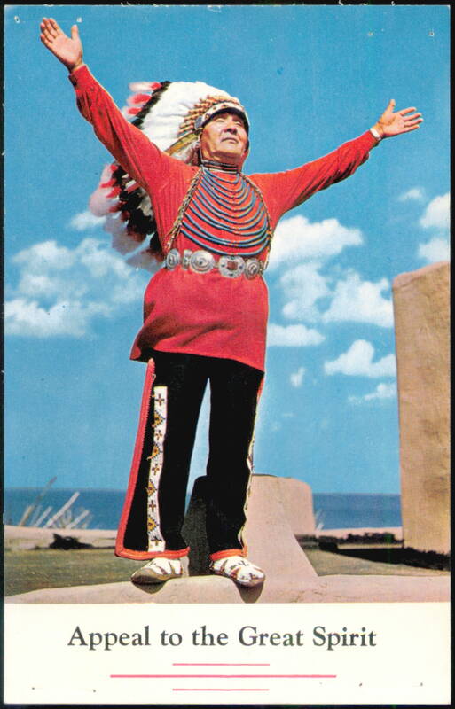 Appeal to the Great Spirit Native American in Headdress