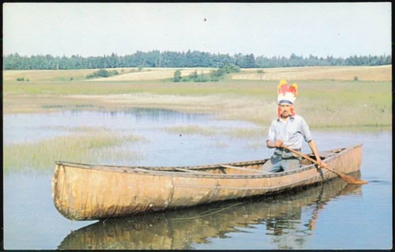 Maine Birch Bark Canoe at Quoddy Wigwam in Perry Canoes & Rowboats