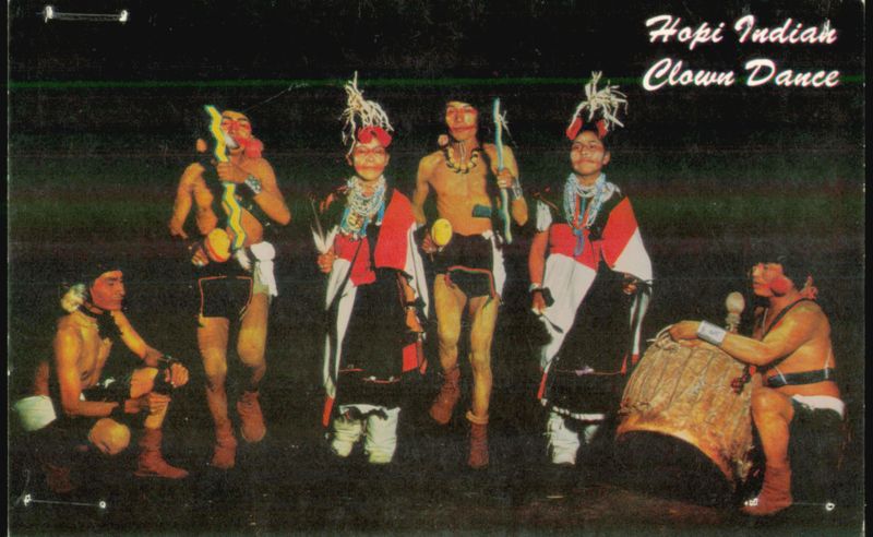 Hopi Indian Clown Dance Native American Ritual Native Americana