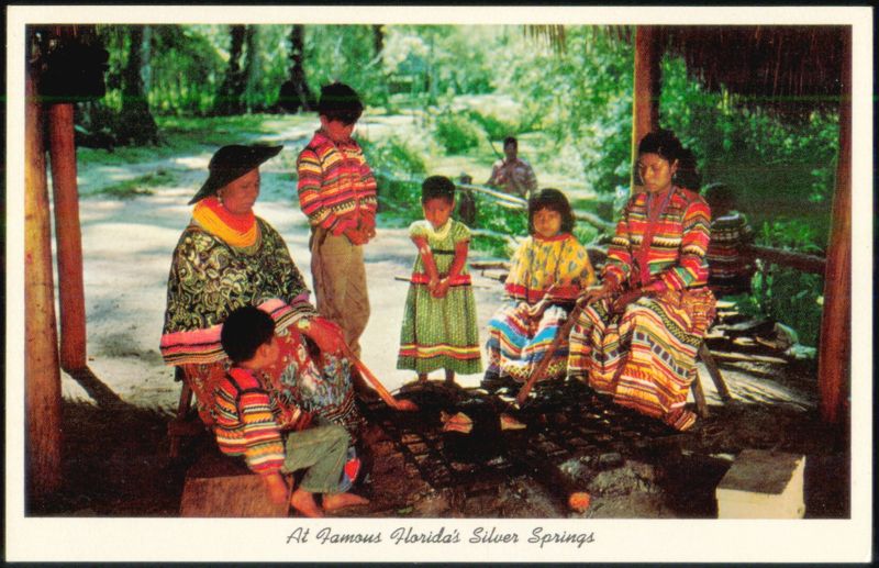 Seminole Indian Village at Ross Allen's Silver Springs Florida