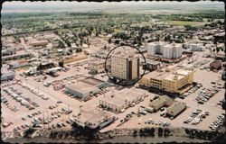 The Polaris Hotel Aerial View Postcard