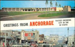 Fastest Growing City in the 50 States, Anchorage AK Postcard