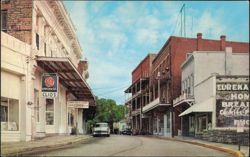 Spring Street and Historic Buildings Postcard