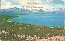 Lake Tahoe All-Year Playground, Stateline Postcard