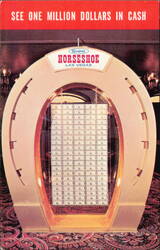 Binion's Horseshoe Club $1,000,000 Cash Display Las Vegas Postcard
