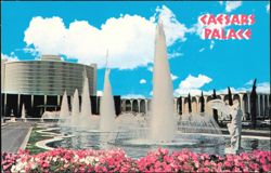 Caesar's Palace Luxury Hotel and Fountains Postcard