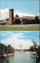 Motel Plaza, Vermilion, Ohio Postcard