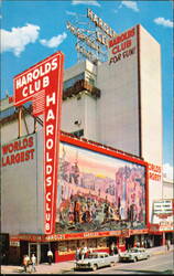 Harold's Club Worlds Largest Casino Reno Nevada Postcard