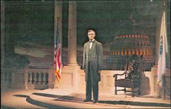 Great Moments with Mr. Lincoln Disneyland Postcard