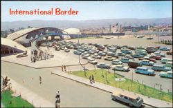 International Border Crossing, Tijuana, B.C., Mexico Postcard