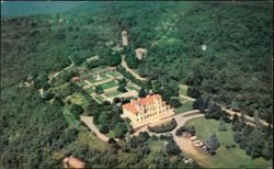 Swannanoa Palace and Classical Gardens Blue Ridge Mts. Postcard