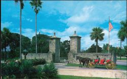The Old City Gates - St. Augustine Postcard