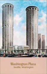 Washington Plaza Hotel Rendering and Amenities Guide Postcard