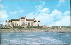 Galvez Hotel and Motel on Galveston Island Postcard