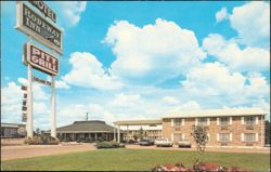 Rodeway Inn and Pitt Grill Motel Sign Postcard