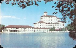 Vista of the Broadmoor Hotel Across the Lake Postcard