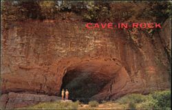 Cave-In-Rock State Park Outlaw Hideout Ohio River IL Postcard