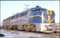 Delaware & Hudson ALCO PA1 #19 Diesel Locomotive Postcard