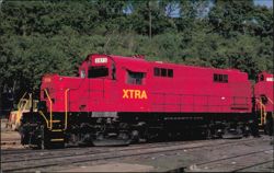 Alco RS36 Locomotive #2873 Xtra Leasing St. Paul 1981 Postcard